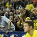 Benji Burke and his wife Ronda watch pensively as their son Michigan sophomore Trey Burke shoots a free throw during the last seconds against Syracuse in the Final Four in Atlanta on Saturday, April 6, 2013. Melanie Maxwell I AnnArbor.com